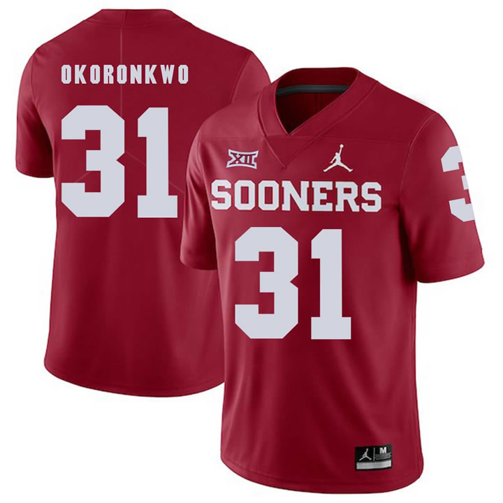 Oklahoma Sooners 31 Obo Okoronkwo Red College Football Jersey Dzhi,We sell and wholesale Oklahoma Sooners 31 Obo Okoronkwo Red College Football Jersey Dzhi on line form chian!